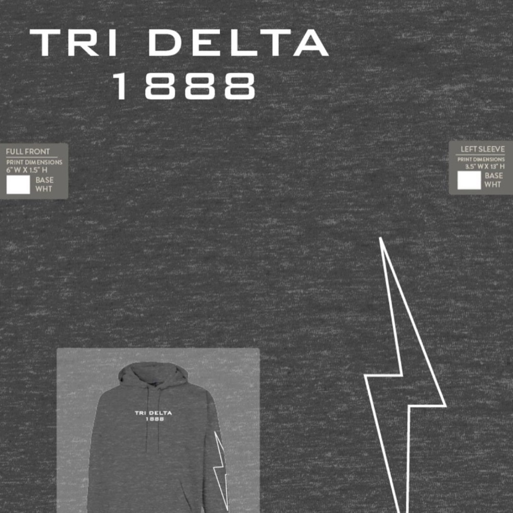 Tri delta hoodie